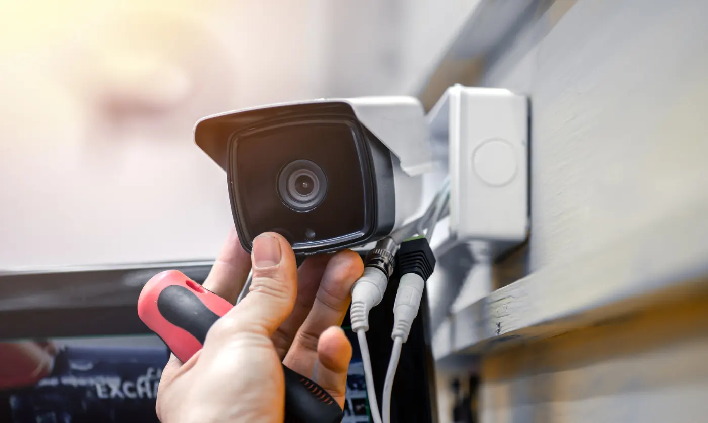 CCTV system installation at a commercial site in Chester